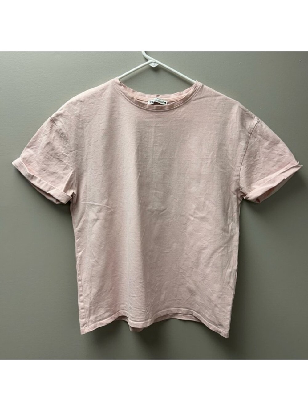 Zara Women’s Light Pink T-Shirt